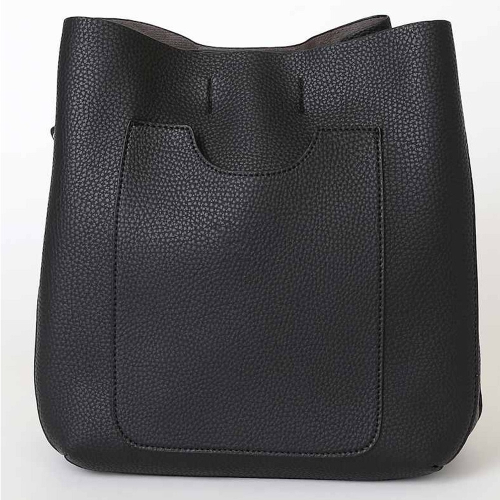 Lulu’s Chic Street Black Tote Bag - Picture 3 of 11